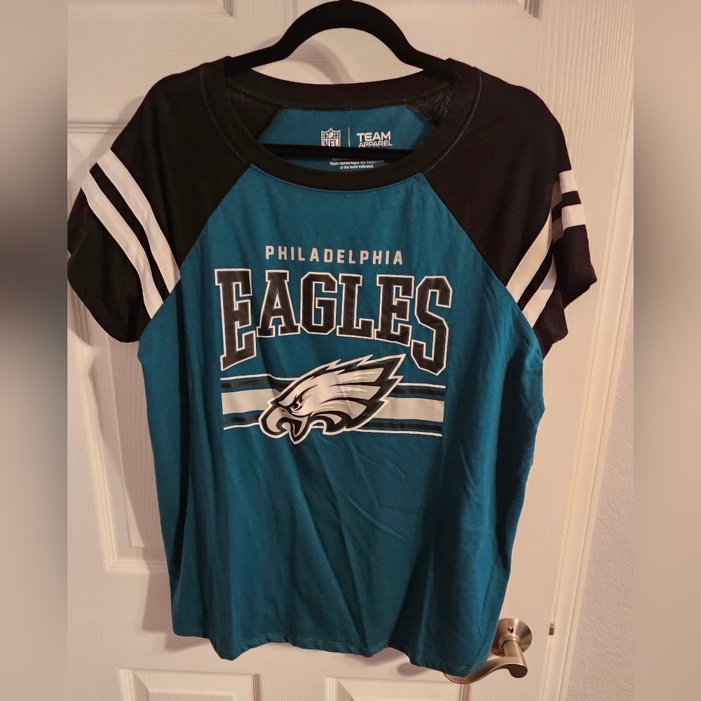Torrid Teal and Black Eagles Graphic Tee